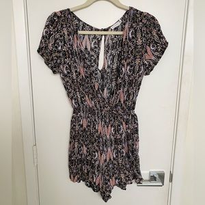 Lush Paisley Romper
